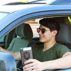 LaserGram 20oz Vacuum Insulated Tumbler Mug, Truck Cab, Personalized Engraving Included (Faux Leather, Gray) 18 LaserGram 20oz Vacuum Insulated Tumbler Mug, Truck Cab, Personalized Engraving Included (Faux Leather, Gray) -Brabantia Shop 51x6JNbQ75L