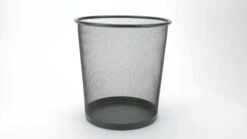 Mind Reader Garbage Waste Basket Recycling Bin Set, Round Metal Mesh, Black -Brabantia Shop 51yPmZXZqEL