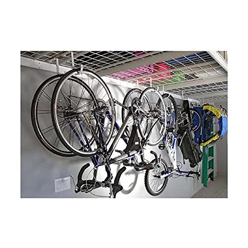 SafeRacks Deluxe Accessory Hook Package For Garage Storage - Heavy Duty Steel Utility Hangers For Wall Mount - Organize Tools, Ladders, Bikes - Hook Accessory For Ceiling And Wall Shelving - White 3 SafeRacks Deluxe Accessory Hook Package For Garage Storage - Heavy Duty Steel Utility Hangers For Wall Mount - Organize Tools, Ladders, Bikes - Hook Accessory For Ceiling And Wall Shelving - White - Image 3