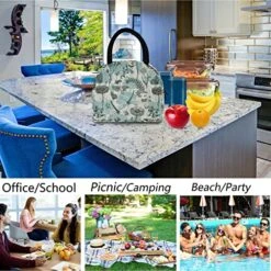 ZzWwR Vintage Butterfly Dragonfly Poppy Reusable Lunch Tote Bag With Front Pocket Insulated Thermal Cooler 0g272618160p407c442s828 0 -Brabantia Shop 61AAuCd6JQL