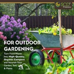 All Seasons Bokashi Compost Starter 5 Lbs (2 Gallon) - Dry Bokashi Bran For Kitchen Compost Bin - Compost Food & Pet Waste Quickly & Easily With Low Odor By SCD Probiotics -Brabantia Shop 61HCiibydlL