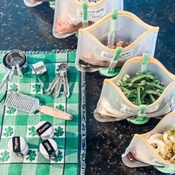 Baggy Rack Hands-Free Clip Food Storage Freezer Baggy Holder,Bag Holder For Plastic Bags Stand/Pack Of 2 Green 13 Baggy Rack Hands-Free Clip Food Storage Freezer Baggy Holder,Bag Holder For Plastic Bags Stand/Pack Of 2 Green -Brabantia Shop 61OyxiyOjZS