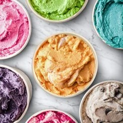 BALCI - Premium Ice Cream Containers (2 Pack - 1 Quart Each) Perfect Freezer Storage Tubs With Lids For Ice Cream, Sorbet And Gelato! - Blue -Brabantia Shop 61u2H0o6MtL